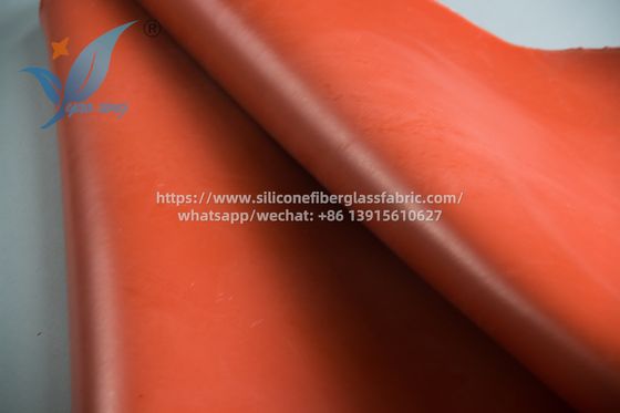 Double Sided Fireproof Composite Silicone Fiberglass Fabric Heavy Duty
