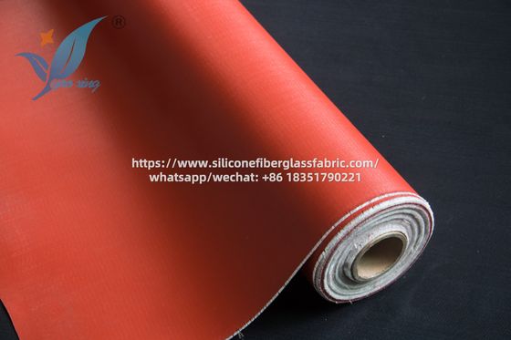1.5mm Silicone Coated Fiberglass Fabric For Duct Flexible Connectors