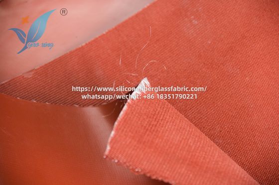 Strengthened Woven Silicone Impregnated Fiberglass Fabric With Steel Wire Length 50m/roll Durable