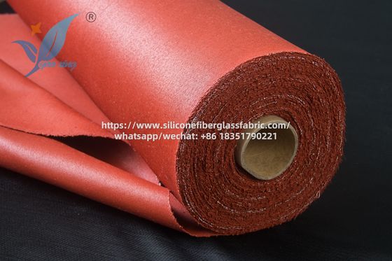 Red Silicone Fiberglass Fabric Petrochemical Plant Lining