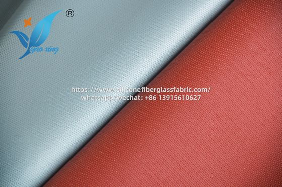 0.6mm Fireproof Silicone Fiberglass Fabric for Duct Connections