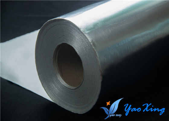 Sliver Aluminum Foil Fiberglass Cloth To Reflect Radiant Heat Away
