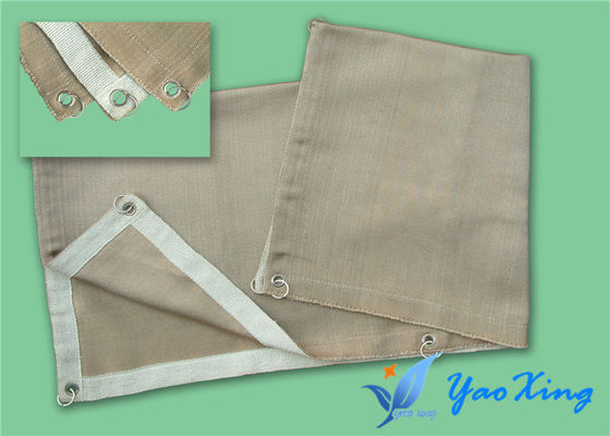 Gas Station 0.8MM Fireproof Fiberglass Welding Blanket Roll Sgs Approved