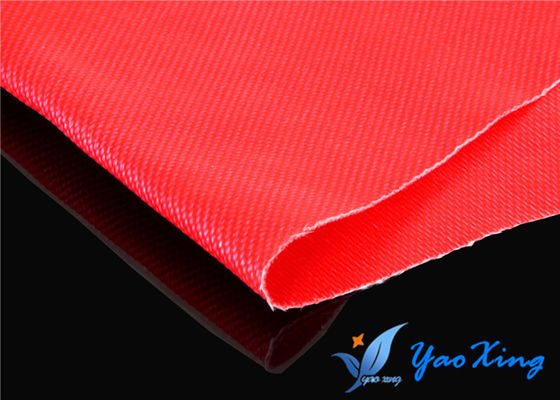 18OZ Double Sides Silicone Coated Fiberglass Fabric With Good Fireproof Performance