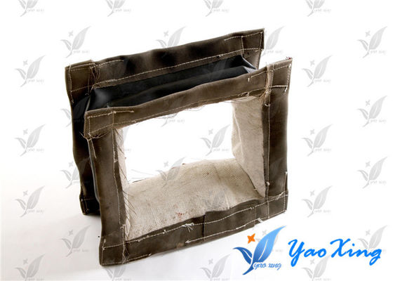 Length 50m Fireproof Silicone Rubber Coated Fiberglass Fabric