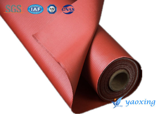Industrial Silicone Rubber Coated Fiberglass Fabric / Silicone Impregnated Fabric