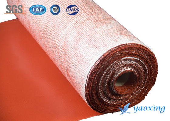 Fireproof Silicone Rubber Coated Fiberglass Cloth 220 Degree Working Temperature