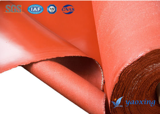 Resistant 200 Degrees Celsius Silicone Rubber Coated Fabric With Waterproof