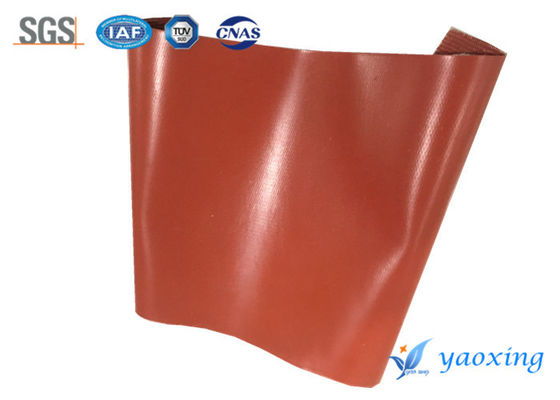 1.5mm Red Single Side Silicone Coated Fiberglass Fabric