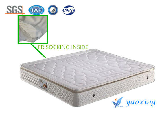 White Flame Retardant Stretch Fabric For Mattresses