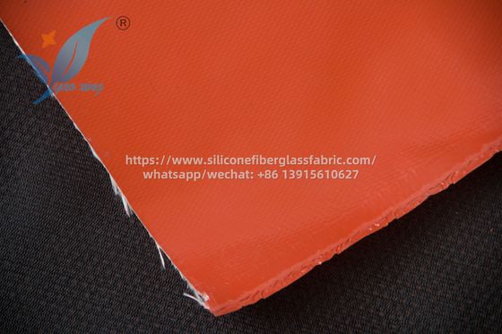 Heavy Duty Composite Silicone Fiberglass Fabric Industrial Fireproofing