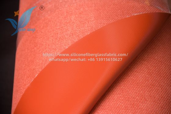 Single Sided Heat Insulation Silicone Coated Fiberglass Fabric