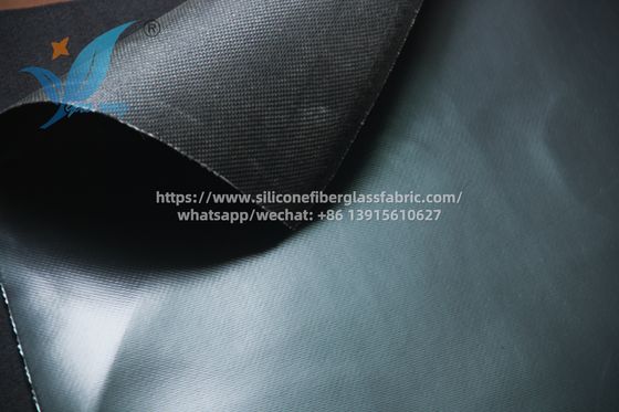 Industrial Silicone Rubber Coated Fiberglass Fabric For Steel Mills And Power Plants