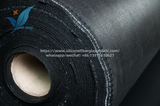 Industrial Silicone Rubber Coated Fiberglass Fabric For Steel Mills And Power Plants