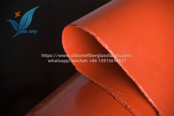 Fireproof Silicone Coated Fiberglass Fabric For Fire Doors High Strength