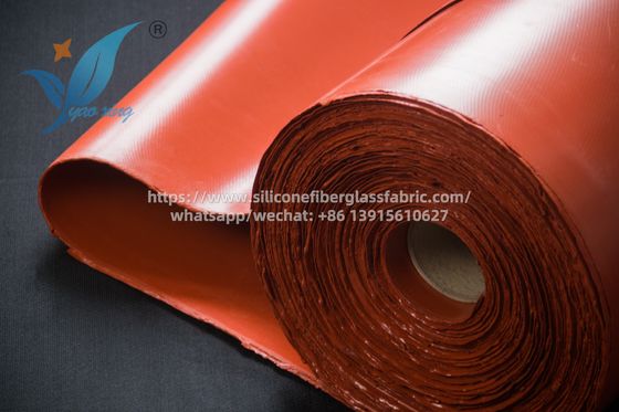 Fireproof Silicone Coated Fiberglass Fabric For Fire Doors High Strength
