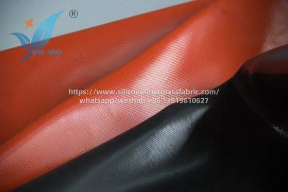 0.4mm Fireproof Curtain Fabric Silicone Coated Soft Texture
