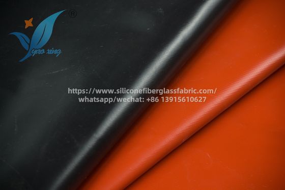 0.4mm Fireproof Curtain Fabric Silicone Coated Soft Texture