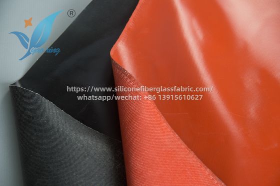 0.4mm Fireproof Curtain Fabric Silicone Coated Soft Texture