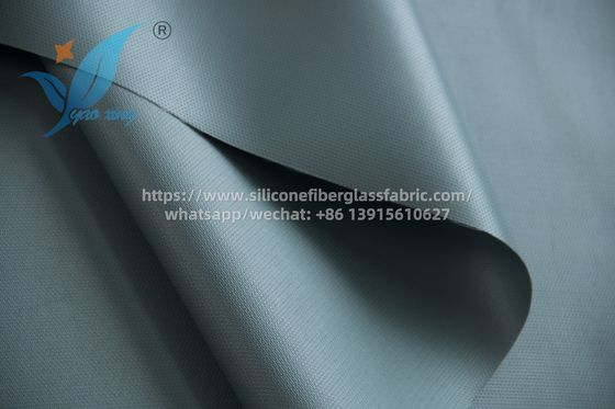 Grey 100m Silicone Coated Fiberglass Fabric Insulation Material