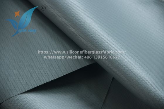 Grey 100m Silicone Coated Fiberglass Fabric Insulation Material