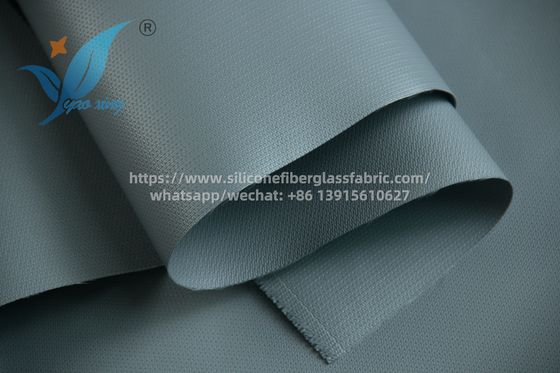 Grey 100m Silicone Coated Fiberglass Fabric Insulation Material