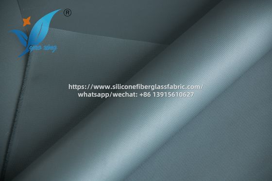 50m Industrial Silicone Coated Fiberglass Fabric 200 Degrees Celsius Resistant Anti Aging