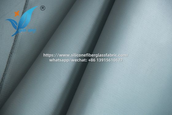 50m Industrial Silicone Coated Fiberglass Fabric 200 Degrees Celsius Resistant Anti Aging