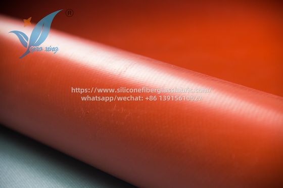 Heavy Duty 1.5mm Fireproof Silicone Rubber Fabric Anti Aging