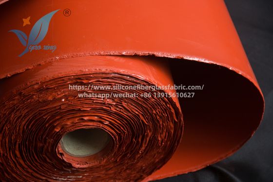 Double Sided Corrosion Resistant Silicone Fabric Fireproof