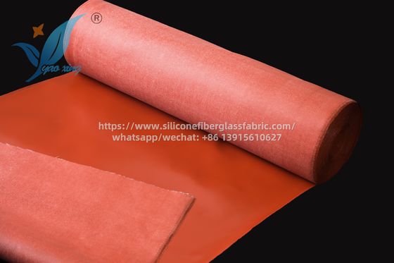 1.5m Width Silicone Coated Fiberglass Fabric For Fire Doors High Strength Soft Texture
