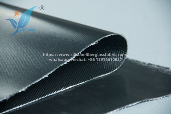 Custom Thickness Silicone Coated Fiberglass Fabric Flexible Abrasion Resistant