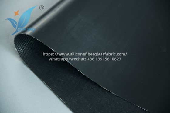 1.1mm Fireproof Silicone Fiberglass Fabric For Thermal Power Stations