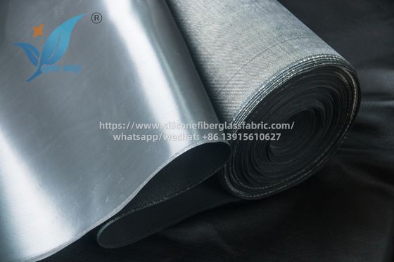 Black Silicone Coated Fiberglass Fabric Heavy Duty Industrial Use