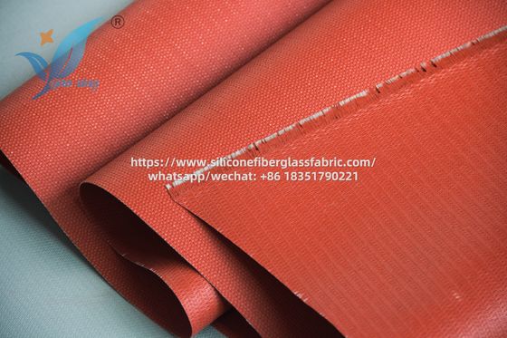 1.5mm Silicone Coated Fiberglass Fabric For Duct Flexible Connectors