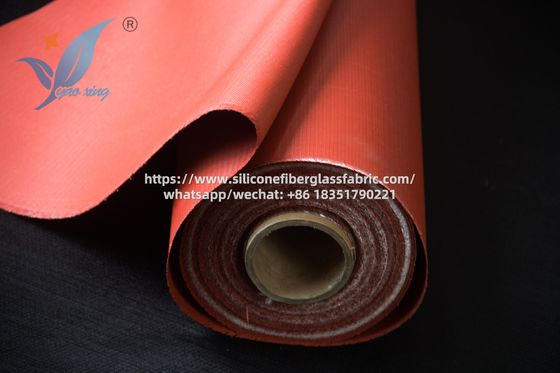 1.5mm Silicone Coated Fiberglass Fabric For Duct Flexible Connectors