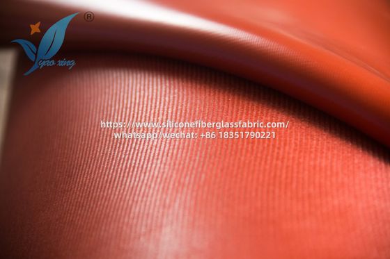 Strengthened Woven Silicone Impregnated Fiberglass Fabric With Steel Wire Length 50m/roll Durable