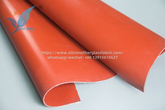 Weave Style Twill 3.0mm Professional Silicone Fabric Double Sided High Temperature Resistance Up To 200C