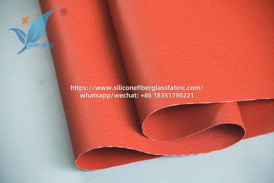 Red Silicone Fiberglass Fabric Petrochemical Plant Lining