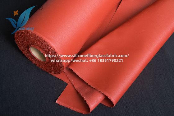 Red Silicone Fiberglass Fabric Petrochemical Plant Lining