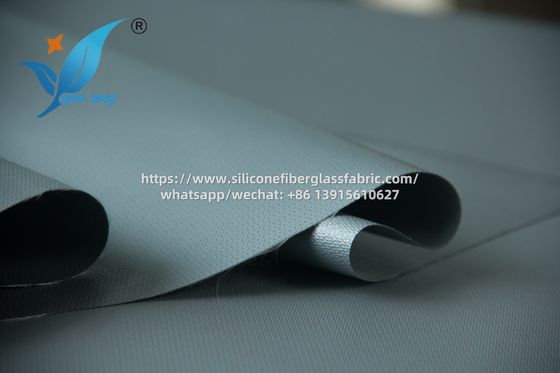 0.4mm Silicone Coated Fiberglass Fabric Fireproof Chemical Resistant