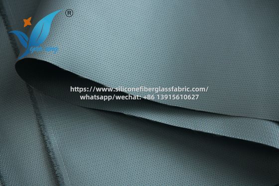 0.4mm Silicone Coated Fiberglass Fabric Fireproof Chemical Resistant
