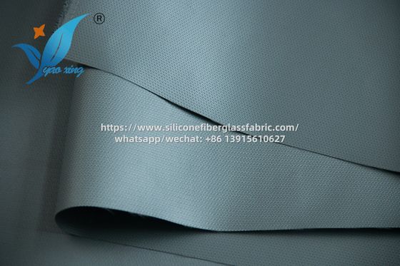 0.4mm Silicone Coated Fiberglass Fabric Fireproof Chemical Resistant