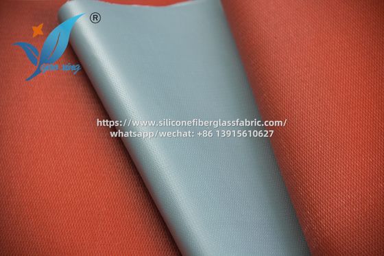 Fireproof Silicone Coated Fiberglass Fabric 0.3mm Double Side