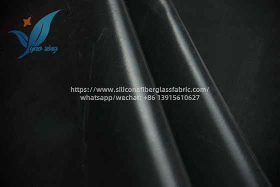 1.5mm Silicone Coated Fiberglass Fabric Heat Resistant Satin Weave