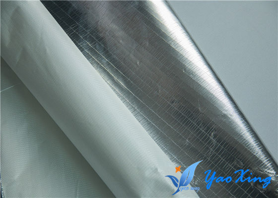 Sliver Aluminum Foil Fiberglass Cloth To Reflect Radiant Heat Away