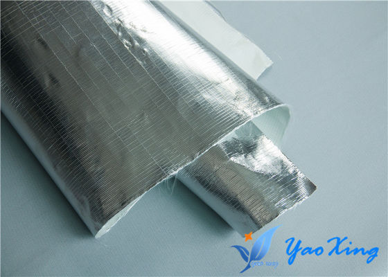 0.4mm Fireproof Aluminum Foil Fiberglass Cloth High Tensile Property