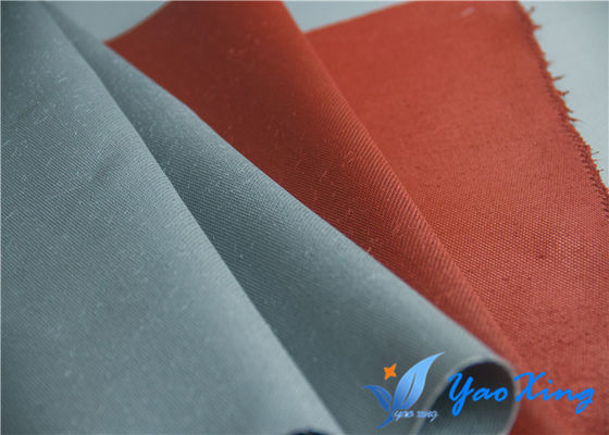 High Temperature Resistance Silicone Coated Glass Cloth , Silicone Coated Fiberglass Cloth