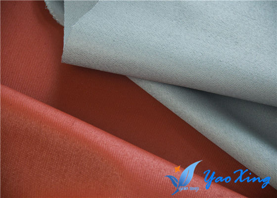 0.4mm Sliver Gray PU Coated Fabric For Fire Doors And Fire Curtains