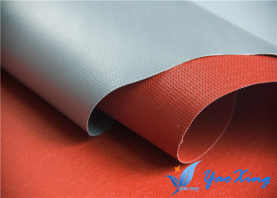 Gray  High Temperature Silicone Coated Fiberglass Fabric Non - Flammable